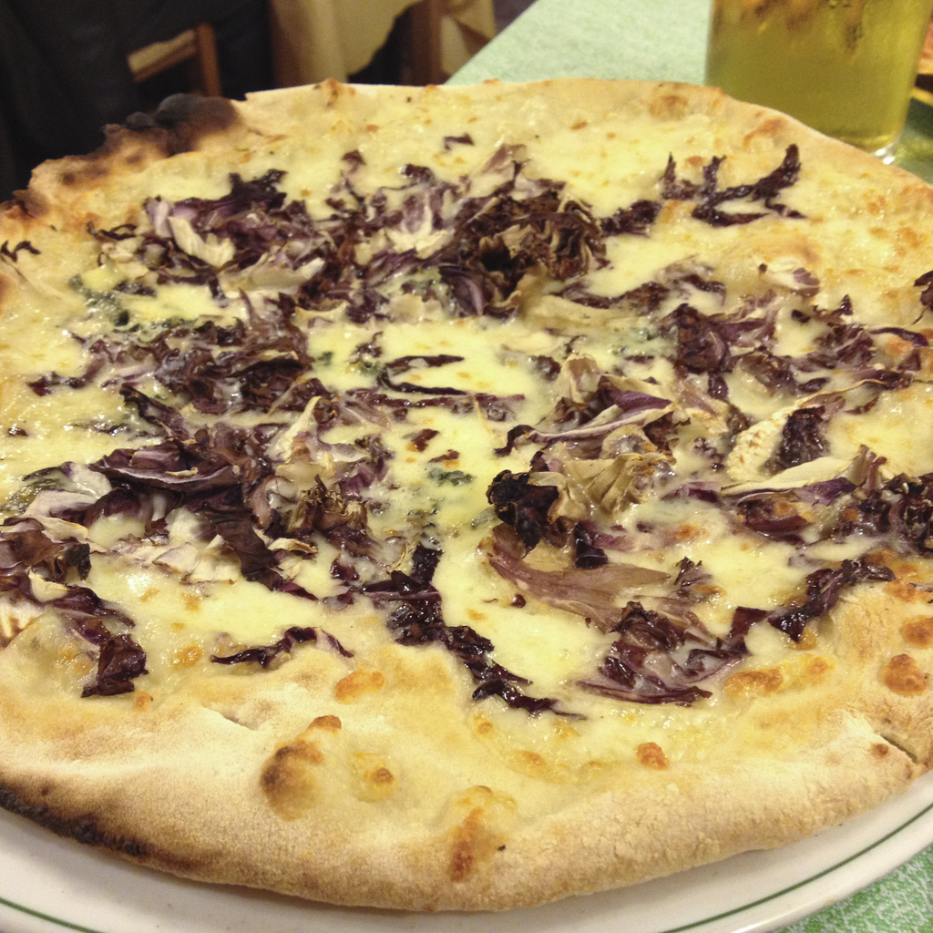 pizza con radicchio veneto